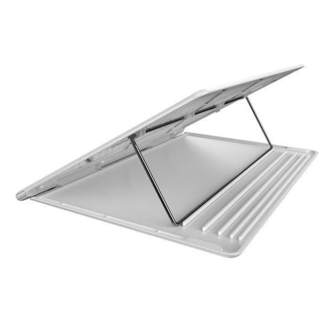 Подставка Baseus для ноутбука Let's Go Mesh Portable Laptop Stand White+Gray (SUDD-2G)
