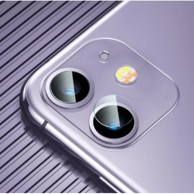 Захисне скло Baseus для камери iPhone 11 Camera Gem Lens Film 0.15mm Transparent (SGAPIPH61S-JT02)
