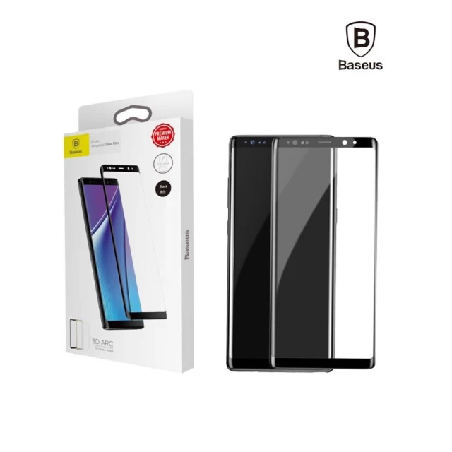 Защитное стекло Baseus для Samsung Galaxy Note 8 Full-Glass 0.3mm Black (SGSANOTE8-3D01)