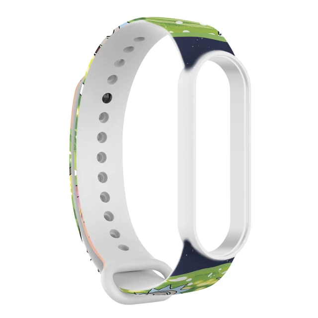 Ремешок ARM RM для Xiaomi Mi Band 6/5 Cartoon White (ARM59272)