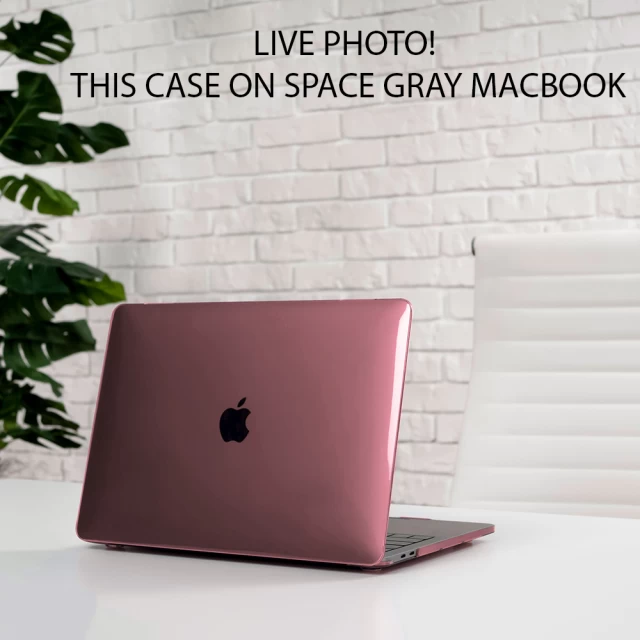 Чехол Upex Crystal для MacBook Pro 13.3 M1/M2 (2016-2022) Light Pink (UP1105)