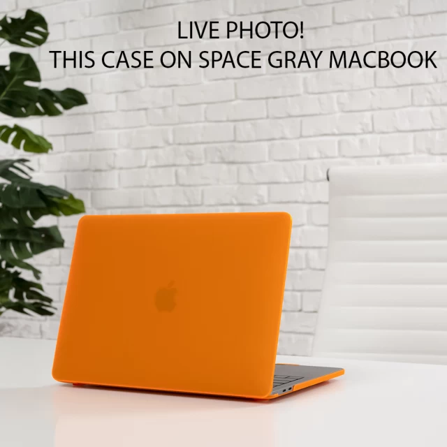 Чехол Upex Hard Shell для MacBook Pro 16 M1/M2 2021 | 2022 | 2023 Orange (UP2296)