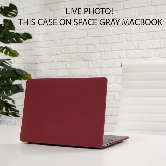 Чехол Upex Hard Shell для MacBook Pro 14 M1/M2 2021 | 2022 | 2023 Wine Red (UP2273)