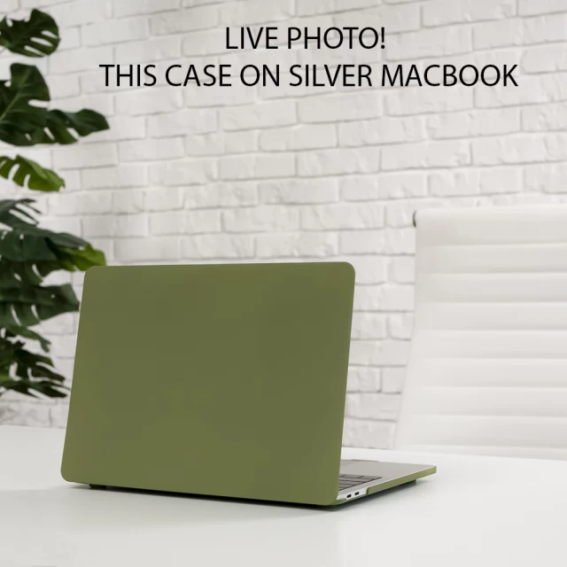 Чохол Upex Hard Shell для MacBook Pro 13.3 M1/M2 (2016-2022) Olive (UP2247)