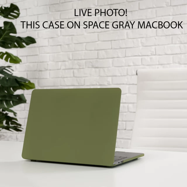 Чехол Upex Hard Shell для MacBook Air M1 13.3 (2018-2020) Olive (UP2227)
