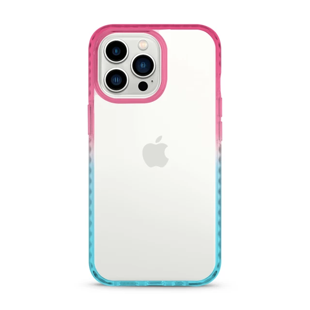 Чохол Upex ExoFrame Series для iPhone 13 Pro Blue Pink (UP34558)