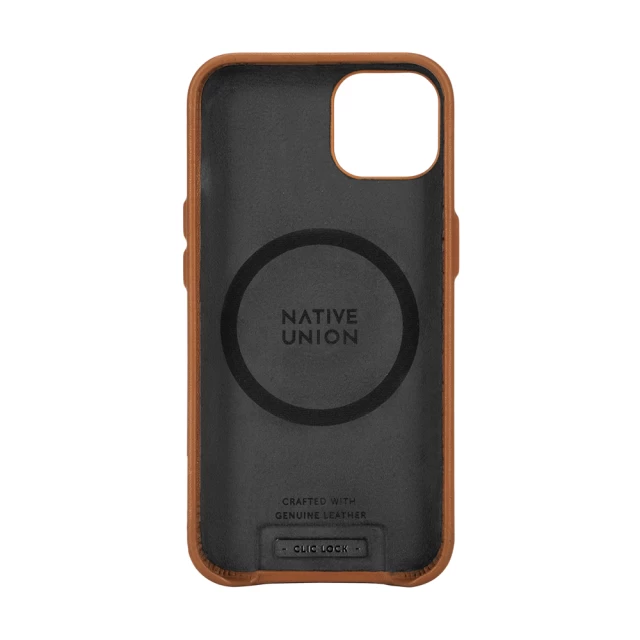 Чохол Native Union Clic Classic для iPhone 13 Pro Tan with MagSafe (CCLAS-BRN-NP21MP)