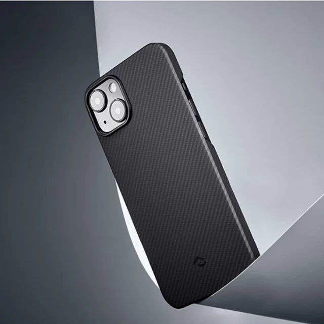 Чехол Pitaka MagEZ Case 2 Twill для iPhone 13 Black Grey with MagSafe (KI1301M)