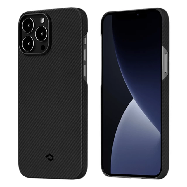 Чехол Pitaka Air Case Twill для iPhone 13 Pro Max Black Grey (KI1301PMA)