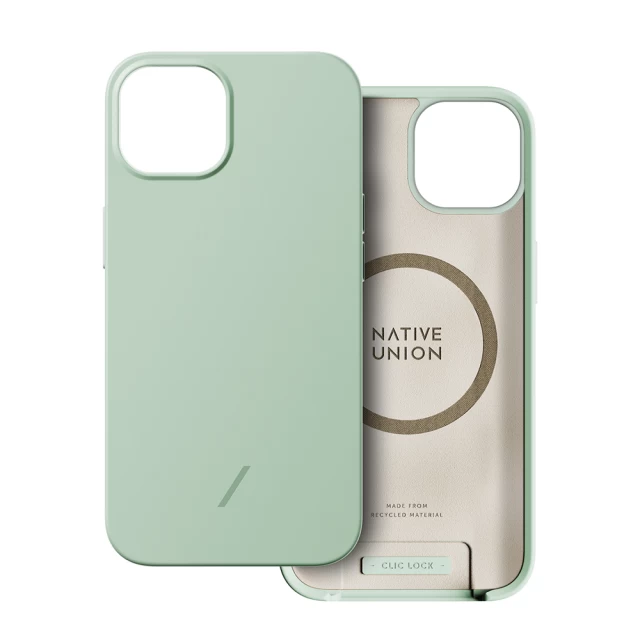 Чохол Native Union Clic Pop для iPhone 13 Pro Sage with MagSafe (CPOP-GRN-NP21MP)