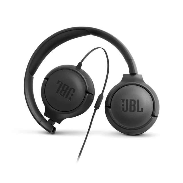 Наушники JBL T500 On-ear Mic Black (JBLT500BLK)