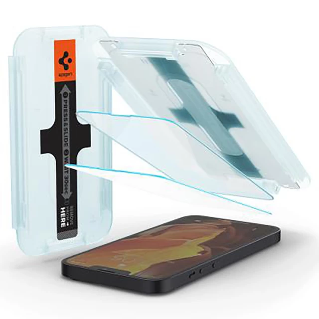 Защитное стекло Spigen для iPhone 13 | 13 Pro tR EZ Fit Sensor Open (2 Pack) (AGL03389)