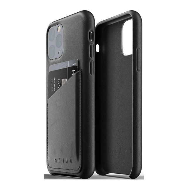 Чохол MUJJO для iPhone 11 Pro Full Leather Wallet Black (MUJJO-CL-002-BK)