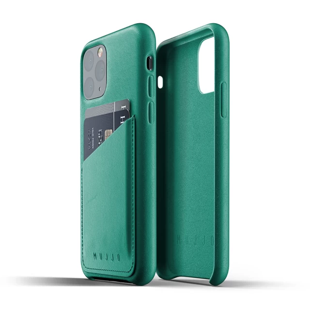 Чохол MUJJO для iPhone 11 Pro Full Leather Wallet Alpine Green (MUJJO-CL-002-GR)