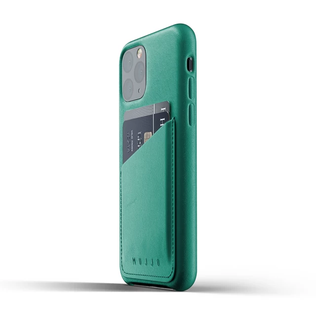 Чехол MUJJO для iPhone 11 Pro Full Leather Wallet Alpine Green (MUJJO-CL-002-GR)