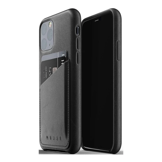 Чохол MUJJO для iPhone 11 Pro Max Full Leather Wallet Black (MUJJO-CL-004-BK)