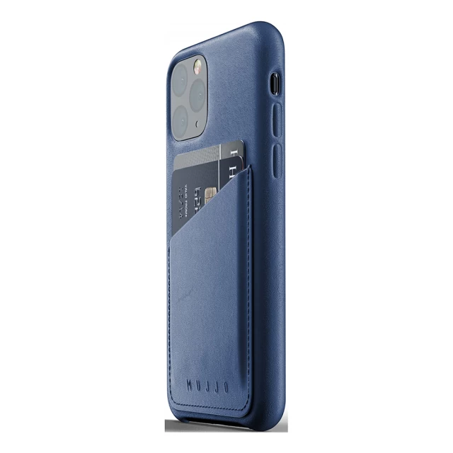 Чохол MUJJO для iPhone 11 Pro Max Full Leather Wallet Monaco Blue (MUJJO-CL-004-BL)