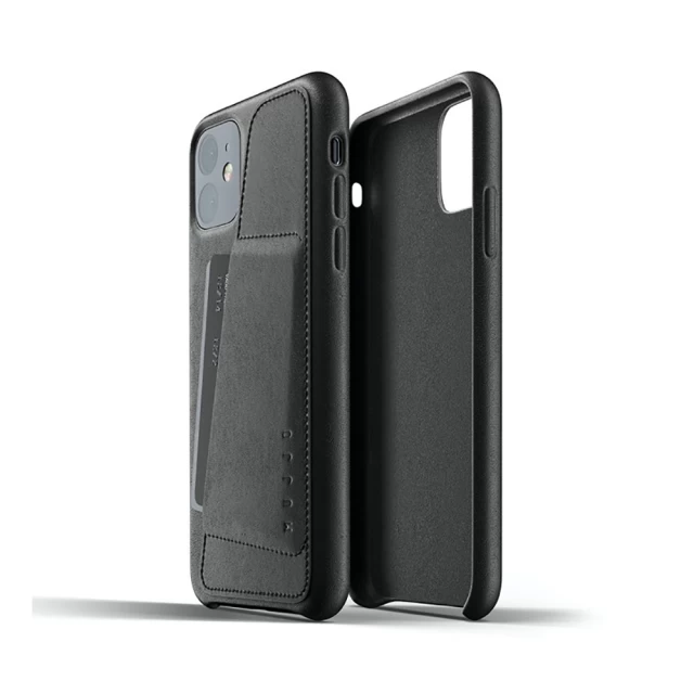 Чохол MUJJO для iPhone 11 Full Leather Wallet Black (MUJJO-CL-006-BK)
