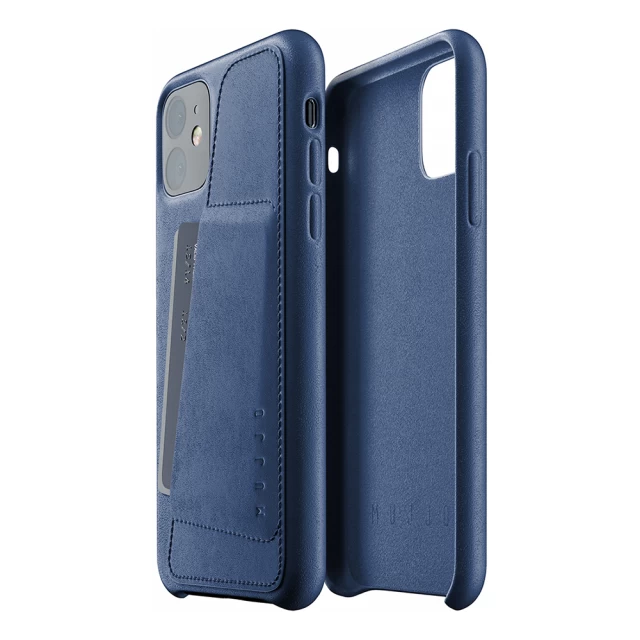 Чохол MUJJO для iPhone 11 Full Leather Wallet Monaco Blue (MUJJO-CL-006-BL)