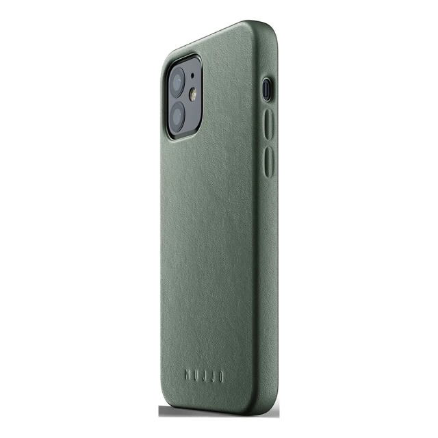 Чохол MUJJO для iPhone 12 | 12 Pro Full Leather Slate Green (MUJJO-CL-007-SG)