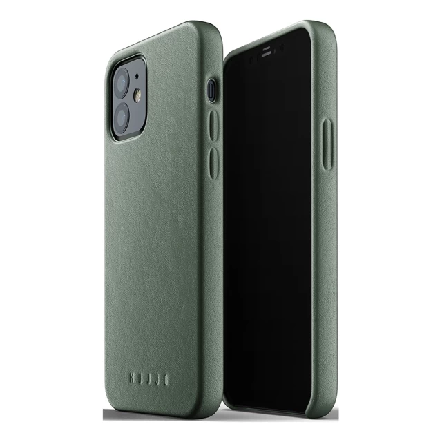 Чехол MUJJO для iPhone 12 | 12 Pro Full Leather Slate Green (MUJJO-CL-007-SG)