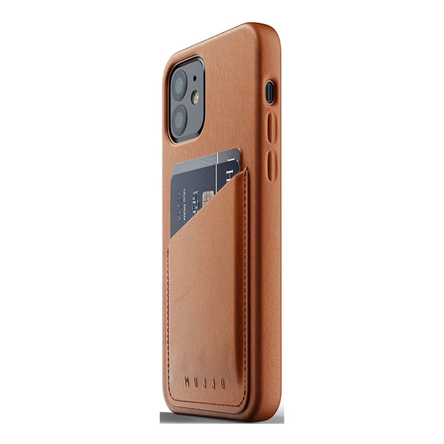Чохол MUJJO для iPhone 12 | 12 Pro Full Leather Wallet Tan (MUJJO-CL-008-TN)