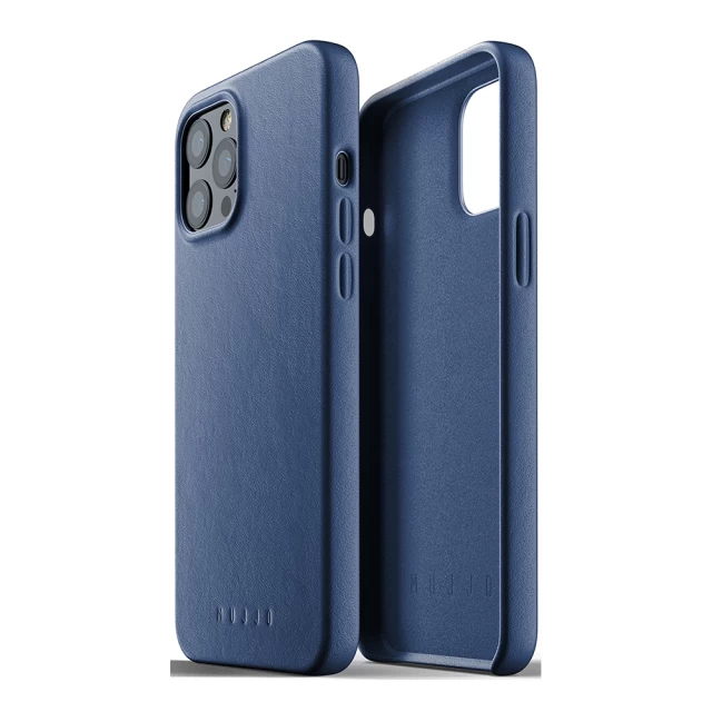 Чехол MUJJO для iPhone 12 Pro Max Full Leather Monaco Blue (MUJJO-CL-009-BL)