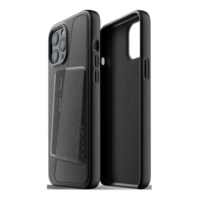 Чехол MUJJO для iPhone 12 Pro Max Full Leather Wallet Black (MUJJO-CL-010-BK)