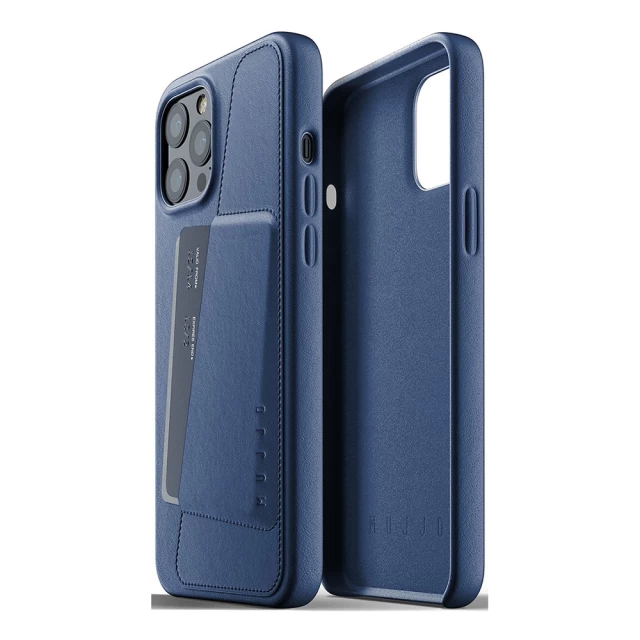 Чохол MUJJO для iPhone 12 Pro Max Full Leather Wallet Monaco Blue (MUJJO-CL-010-BL)
