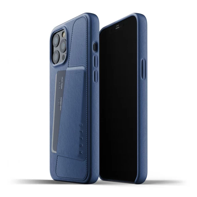 Чохол MUJJO для iPhone 12 Pro Max Full Leather Wallet Monaco Blue (MUJJO-CL-010-BL)