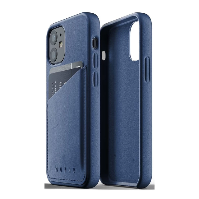 Чехол MUJJO для iPhone 12 mini Full Leather Wallet Monaco Blue (MUJJO-CL-014-BL)