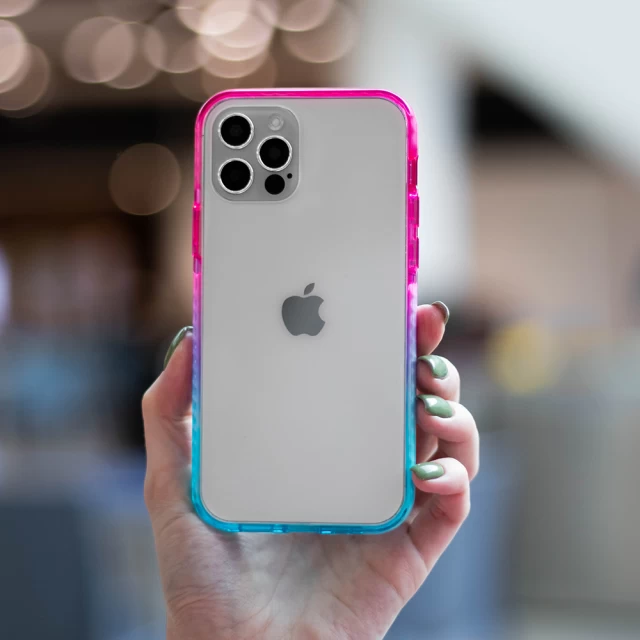 Чохол Upex ExoFrame Series для iPhone 11 Pro Max Blue Pink (UP34031)