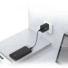 Портативний зарядний пристрій Choetech Quick Charge 18W 10000mAh Black with Adapter/Cable (B627)