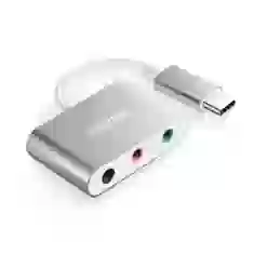 Адаптер Choetech USB-C to 3x3.5mm Mini Jack Grey (HUB-A02GY)