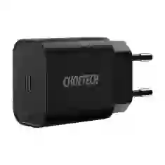 Сетевое зарядное устройство Choetech FC 20W USB-C Black (PD5005-EU-BK)