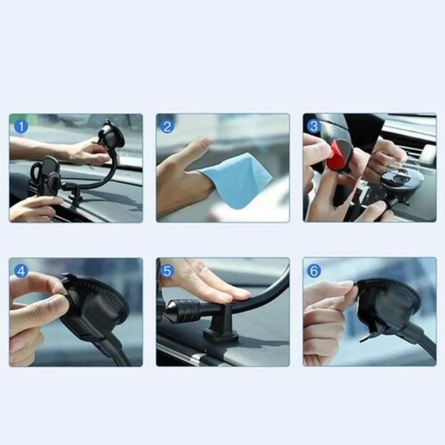 Автотримач Joyroom Car Phone Holder for Dashboard Black (JR-ZS258)