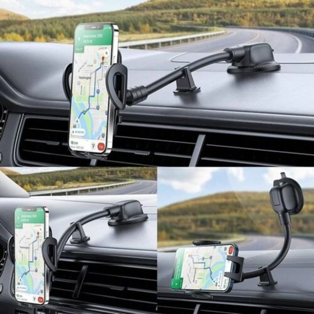 Автотримач Joyroom Car Phone Holder for Dashboard Black (JR-ZS258)