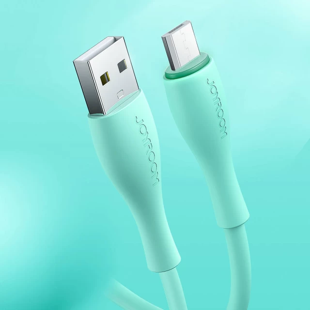 Кабель Joyroom USB-A to micro USB 2.4A 1m Green (S-1030M8-GR-USB-A)