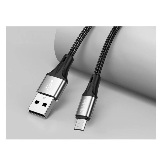 Кабель Joyroom USB-A to micro USB 3A 1.5m Black (S-1530N1-BK-USB-A)