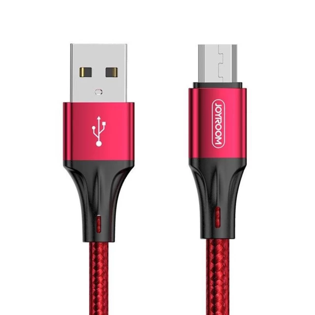 Кабель Joyroom USB-A to micro USB 3A 1.5m Red (S-1530N1-RD-USB-A)