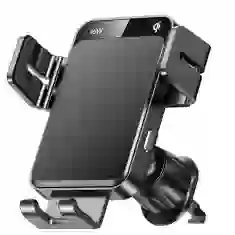 Автотримач з функцією бездротової зарядки Joyroom Qi Automatic Car Charger Electric Phone Holder Air Vent 15W Black (JR-ZS219-BK-AIR)