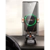 Автотримач з функцією бездротової зарядки Joyroom Qi Gravity Car Holder Dashboard 15W Black (JR-ZS220-BK-DB)