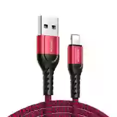 Набір кабелів Joyroom N10 King Kong 3x Cable USB-A to Lightning 2.4A 0.25m/1.2m/2m Red (6941237149589)