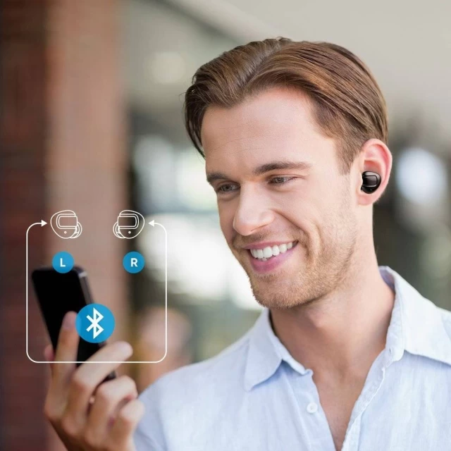 Бездротові навушники Joyroom Bluetooth 5.1 TWS Pink (JR-TL10-TWS-PK)