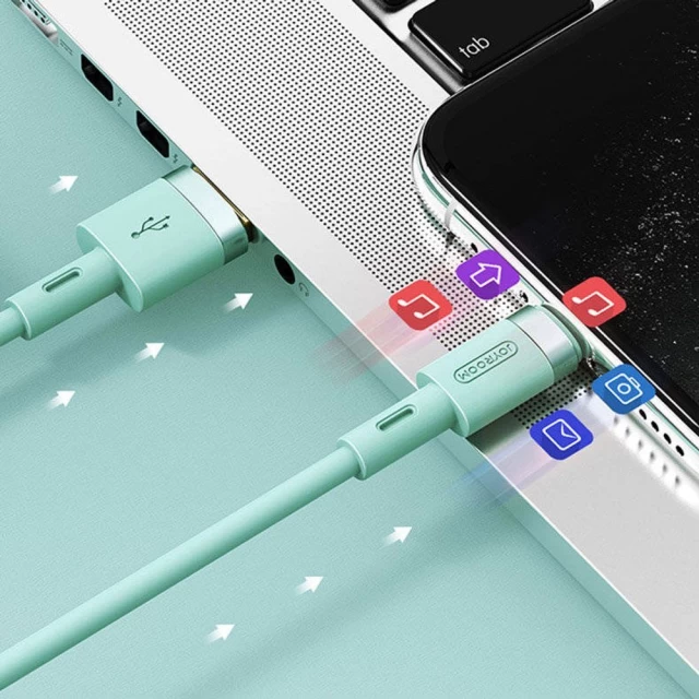 Кабель Joyroom USB-A to Lightning 2.4A 1.2m Green (S-1224N2-GREEN-LG)