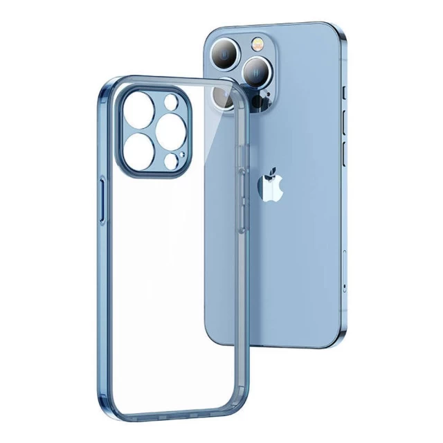 Чехол Joyroom Star Shield для iPhone 13 Pro Blue (JR-BP912-TRANSPARENT-BLUE)