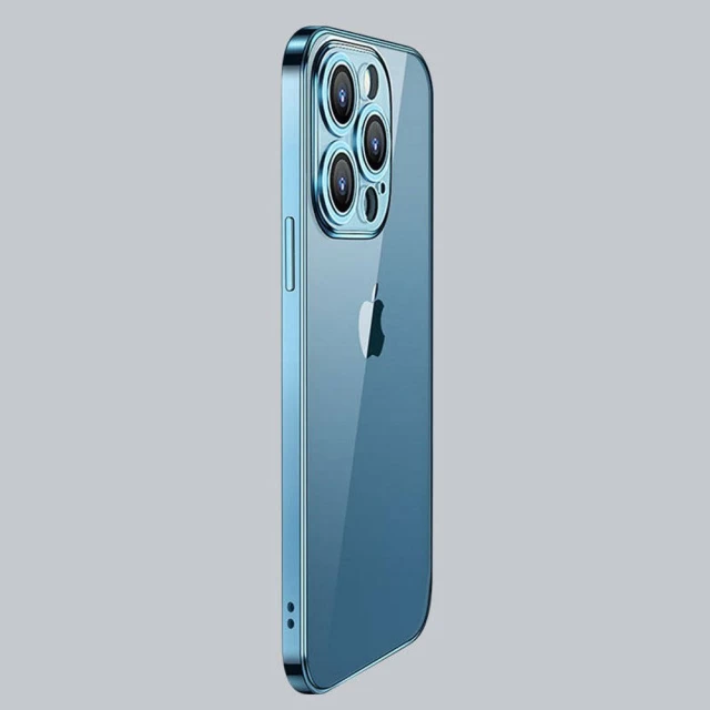 Чохол Joyroom Chery Mirror для iPhone 13 Pro Max Sea Blue (JR-BP909-SEA-BLUE)