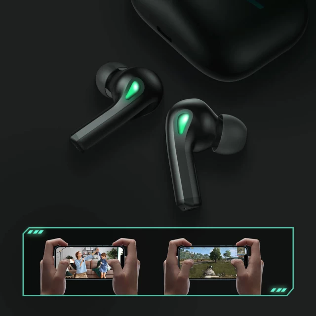 Бездротові навушники Joyroom TWS Bluetooth 5.0 Gaming for Players Black (JR-TP2-BLACK)