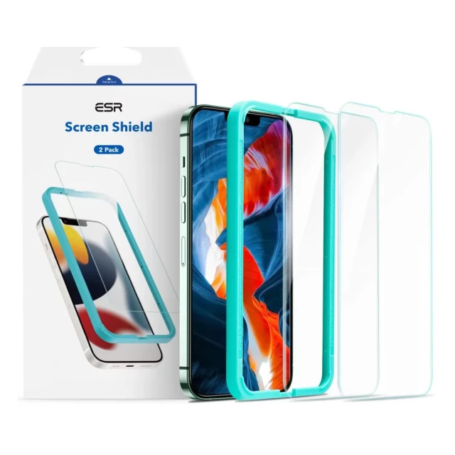 Защитное стекло ESR для iPhone 13 mini Screen Shield (2 Pack) (4894240150788)