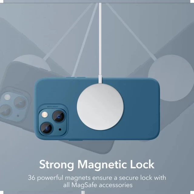 Чехол ESR для iPhone 13 Cloud Soft Blue with MagSafe (4894240152416)